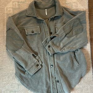 Free People Ruby fleece oversized jacket, EUC, size XS